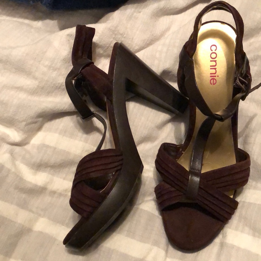 Brown heels